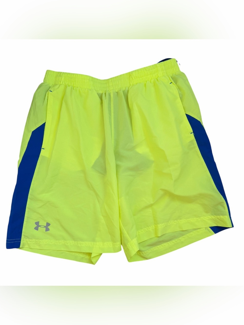Under Armour Men’s Neon Yellow Athletic Shorts